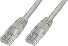 Kabllo rrjeti Digitus, Cat.5e, UTP, 1m, e hirtë