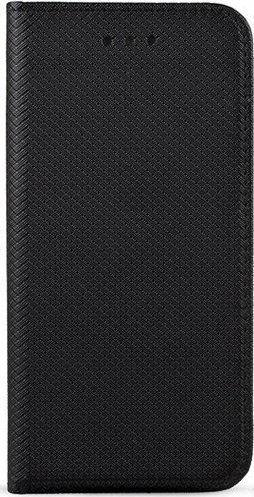 Këllëf magnetik Motorola Moto G13 G23, lëkurë ekologjike, me xhep karte, i zi