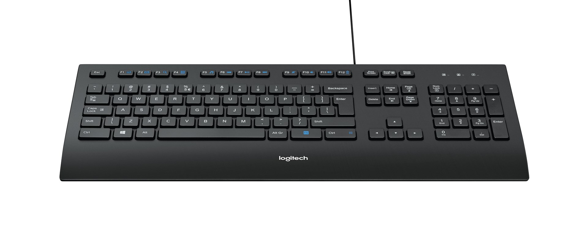 Tastierë Logitech K280e, USB, e zezë