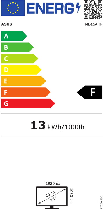 Monitor portativ ASUS ZenScreen Go MB16AHP, 15.6" LED, Full HD, i zi