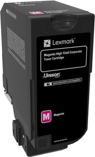 Toner Lexmark 74C2HME, rozë