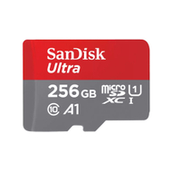 Kartë e memories SanDisk Ultra, MicroSDXC, 256 GB, Class 10 + përshtatës SD