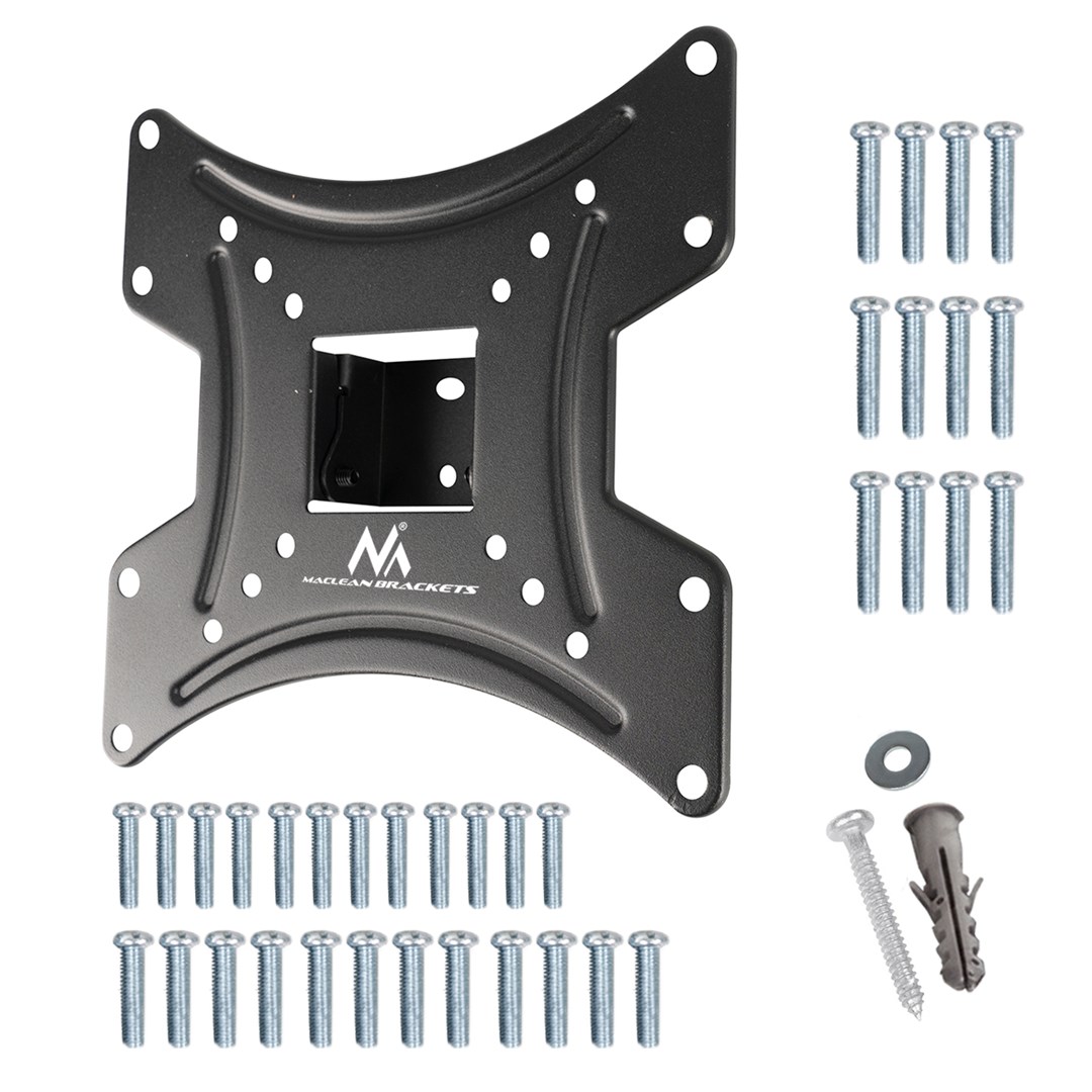 Mbajtëse muri për TV Maclean MC-414, VESA 200x200, 23-43", 30kg