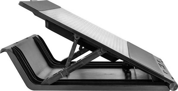 Ладилник за лаптоп Tracer Officer TRASTA46890, 17\", 2 вентилатори, сино ЛЕД