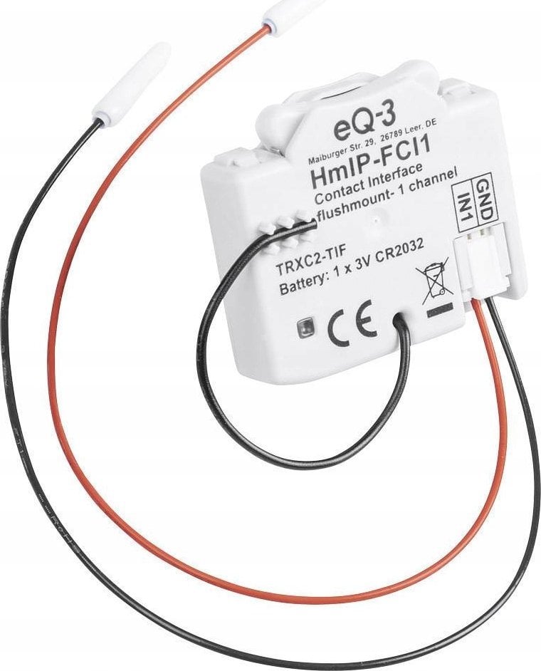 Modul kontakti i fshehur Homematic IP, ndërfaqe për sensorë dere dhe dritare