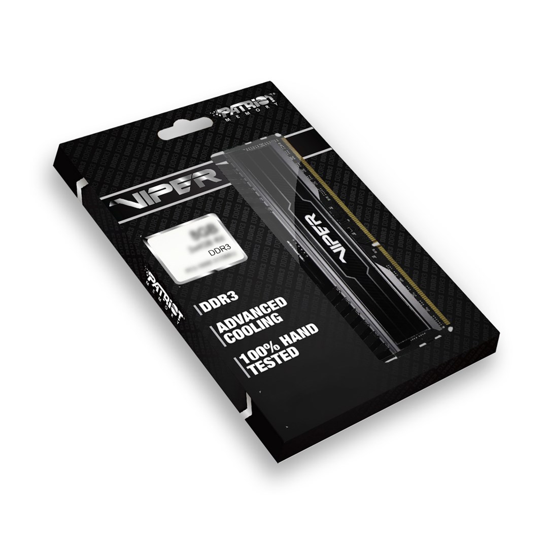 Memorie RAM Patriot Viper 3 Black Mamba, 8GB, DDR3, 1600 MHz, e zezë