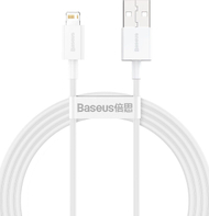 Kabllo Baseus (CALYS-B02) USB-A - Lightning, 1.5m, e bardhë