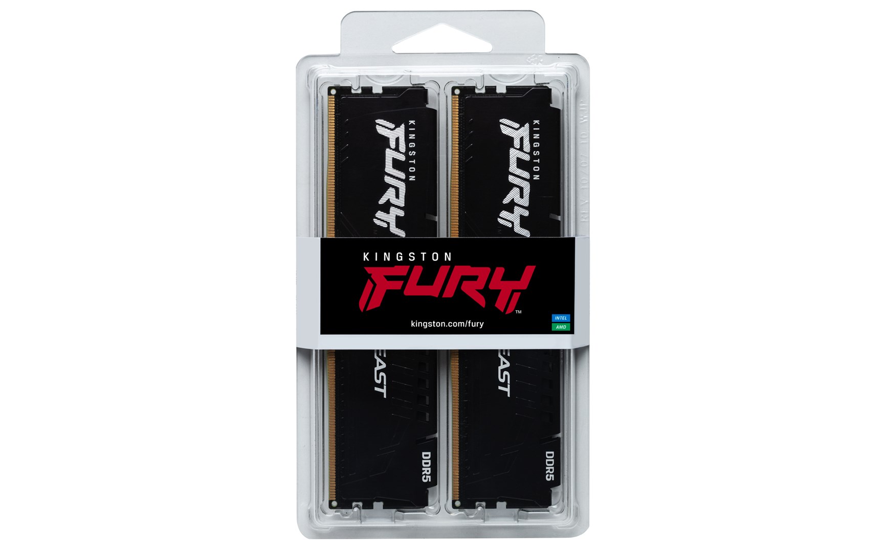 Memorie RAM Kingston FURY 64GB 6000MT/s DDR5 CL36 DIMM (2 x 32 GB) Beast EXPO