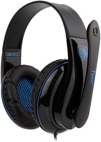 Kufje gaming Sades Tpower SA-701, stereo, me mikrofon, të zeza