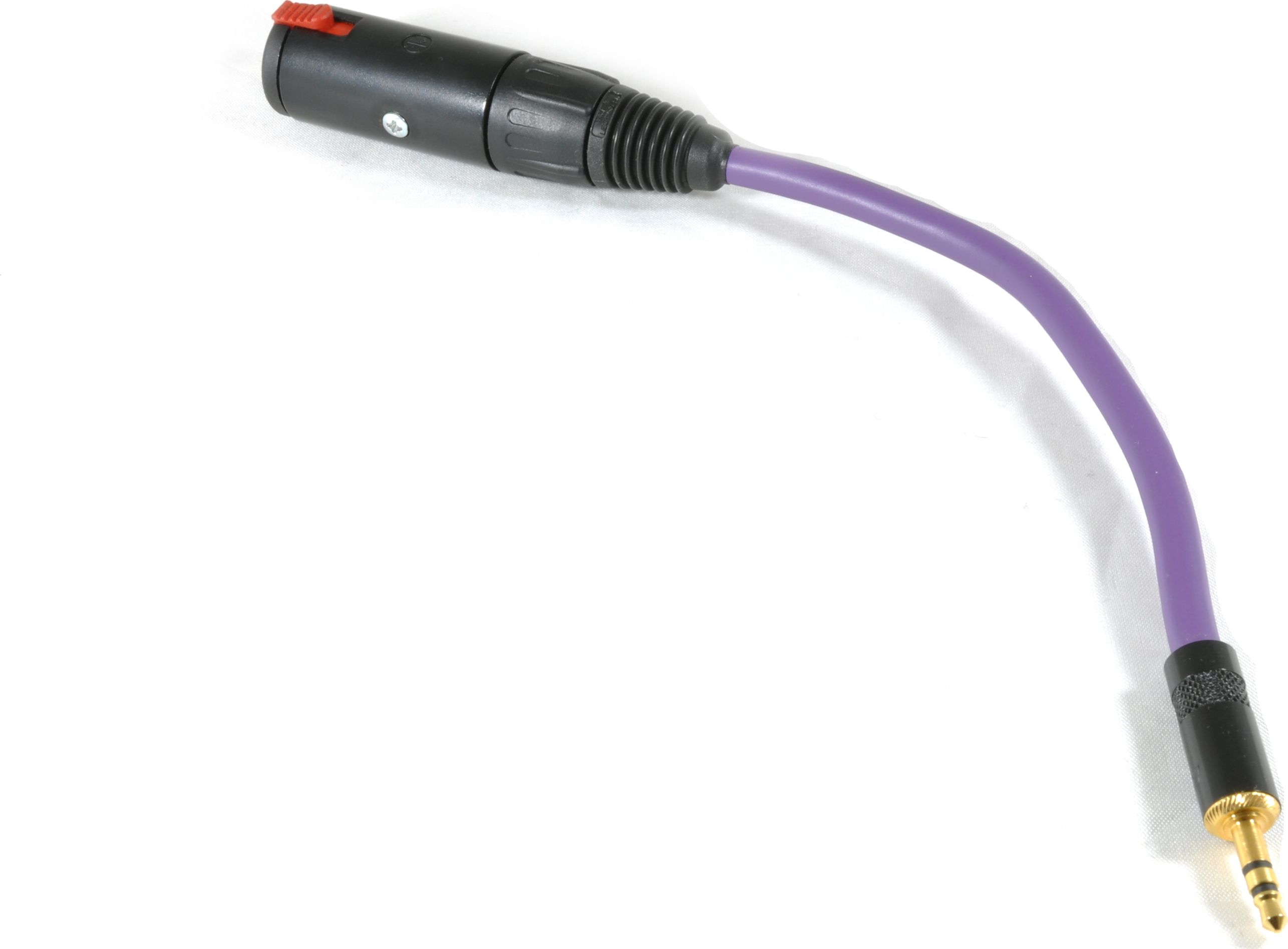 Kabllo Melodika Jack 3.5mm - Jack 6.3mm, 0.2m, vjollcë