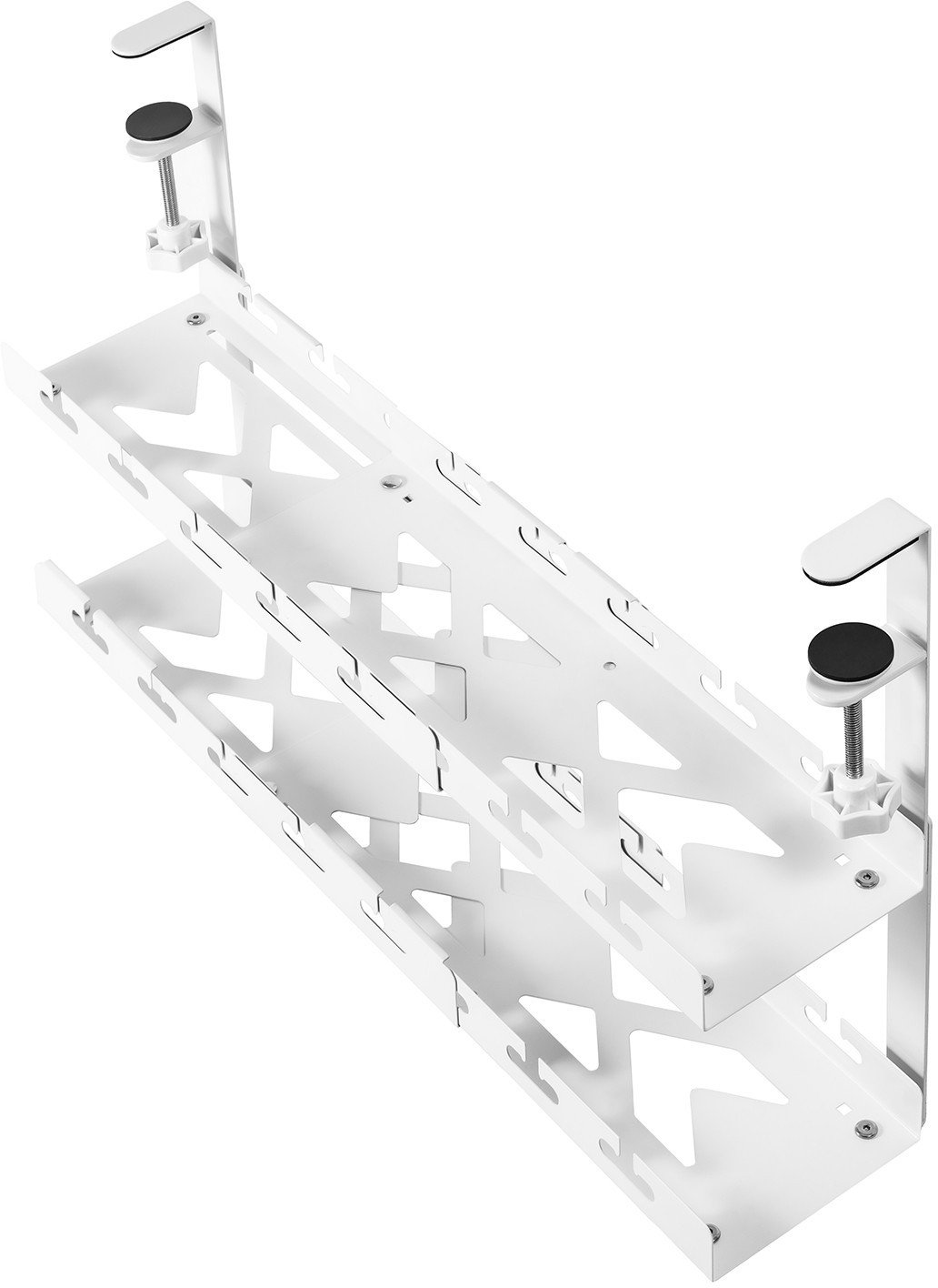 Organizues kabllosh nën tavolinë Maclean, max 5kg, gjatësia 728mm, i zi