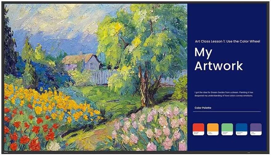 Ekran profesional BenQ SL6504, 65", 4K, i zi