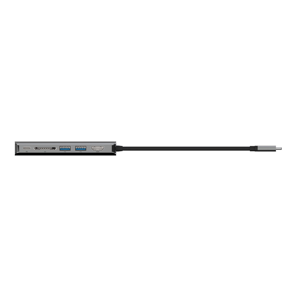 Përshtatës Belkin Multiport 6-in-1, i hirtë