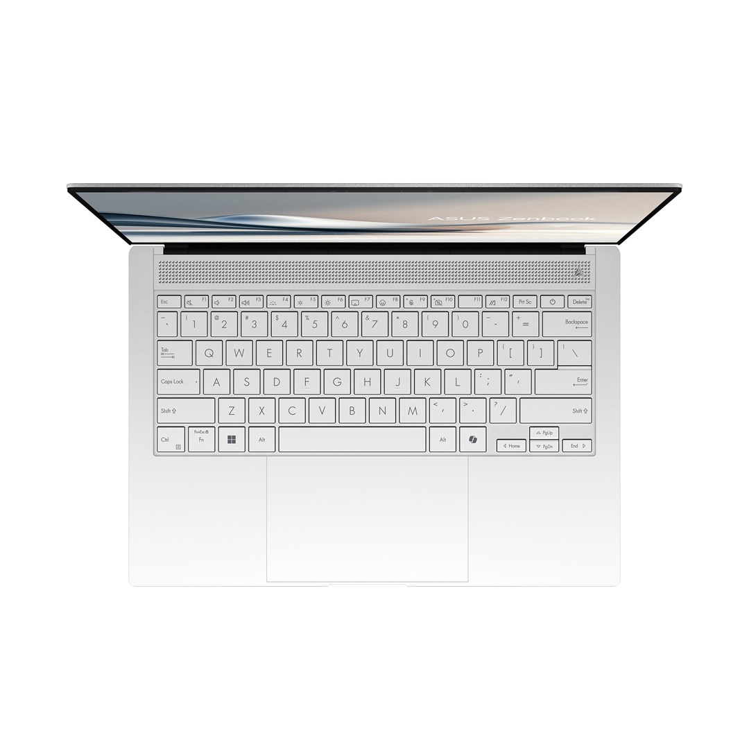 Laptop Asus Zenbook S 14 OLED UX5406SA, 14", Intel Core Ultra 7 258V, 32GB RAM, 1TB SSD, i bardhë