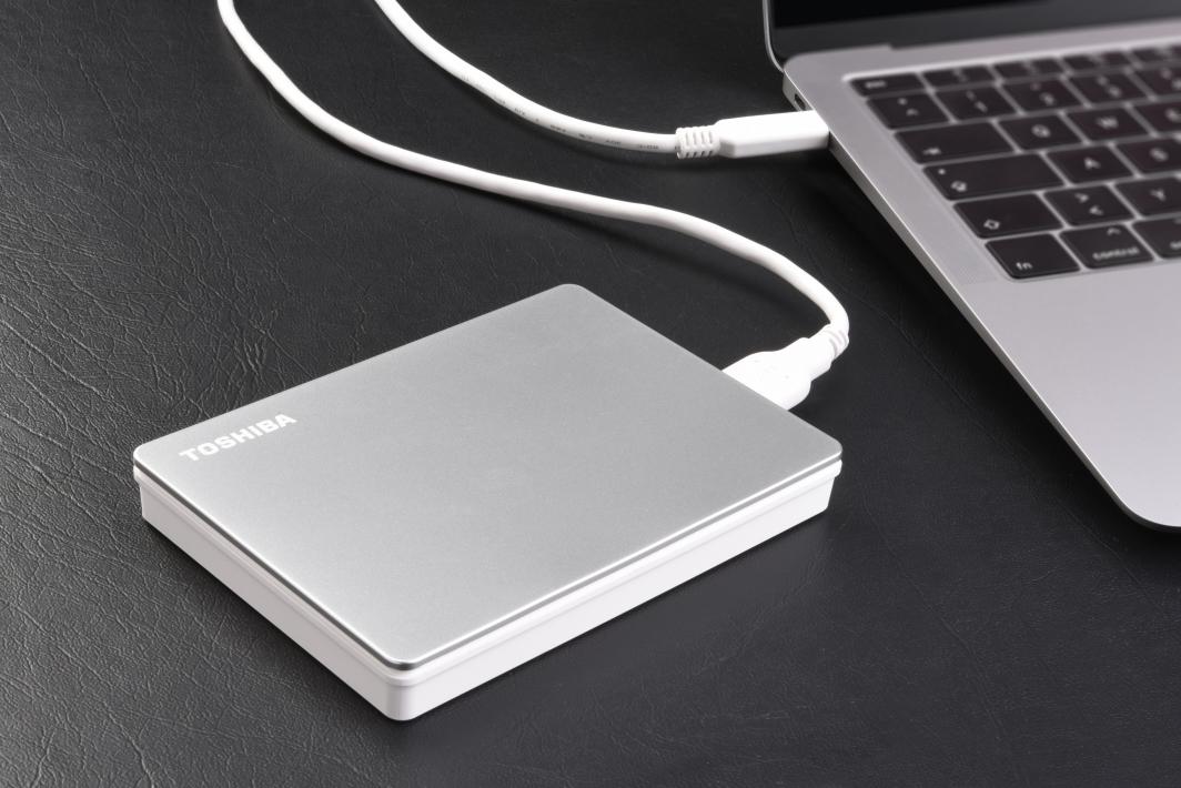 Disk i jashtëm HDD Toshiba Canvio Flex 2TB, i hirtë