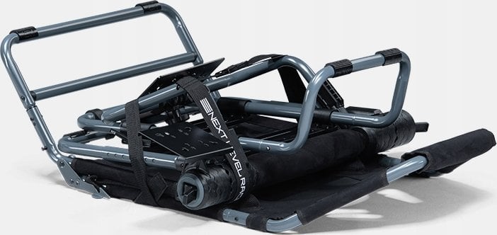 Кокпит за гараж Next Level Racing GT Lite, склоплив, за симулации на трки, сив