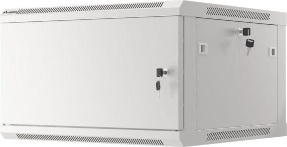 Ѕиден мрежен кабинет Lanberg WF01-6606-00S, 19" 6U, оптоварување 60kg, сив