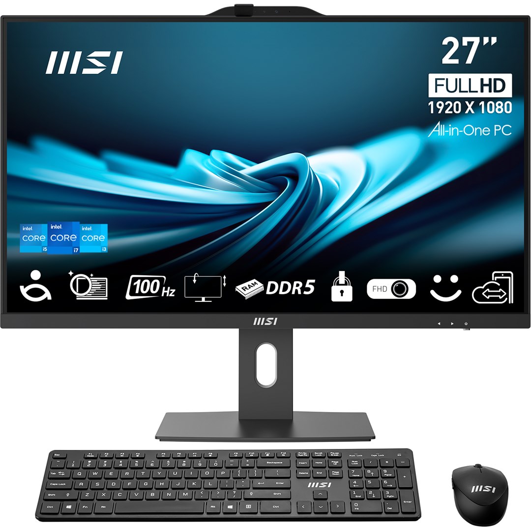 Kompjuter AIO MSI Pro AP272P, 27", 16GB RAM, 512GB SSD, i zi