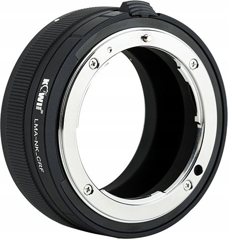 Adapter objektivi KiwiFotos për Canon RF në Nikon F, metalik, i zi