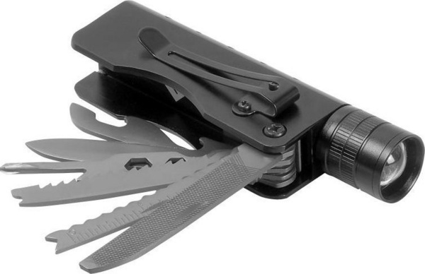 Elektrik dore/Thikë xhepi LTC ZPE, LED, e zezë