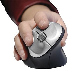 Maus ergonomik BakkerElkhuizen Grip BNEGMW, me kabllo, i zi