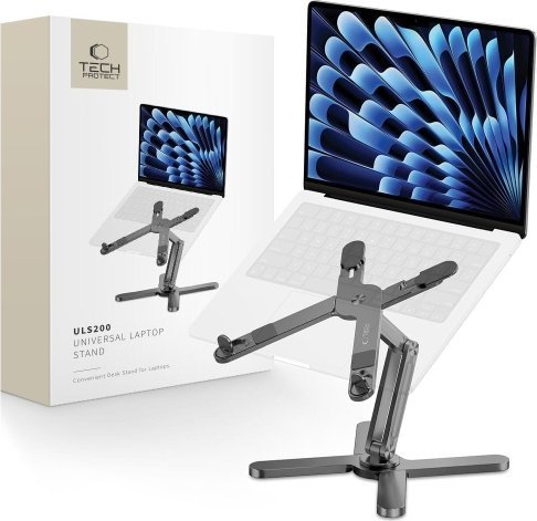 Држач за лаптоп Tech-Protect ULS200, универзален до 16\", алуминиум, сив