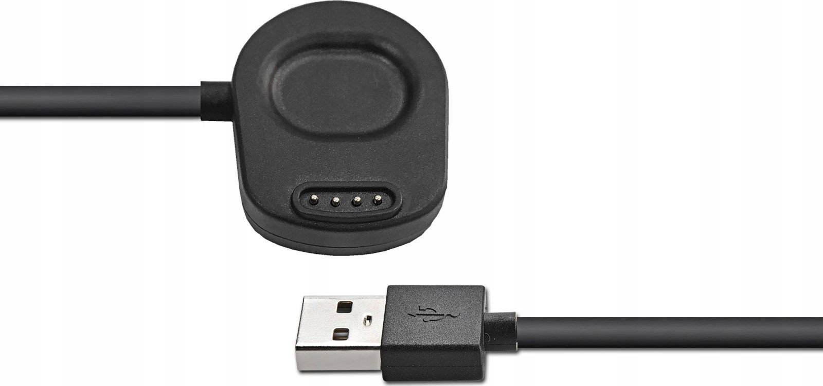 Kabllo karikimi Akyga AK-SW-55, USB, 1m, për Suunto 7, e zezë