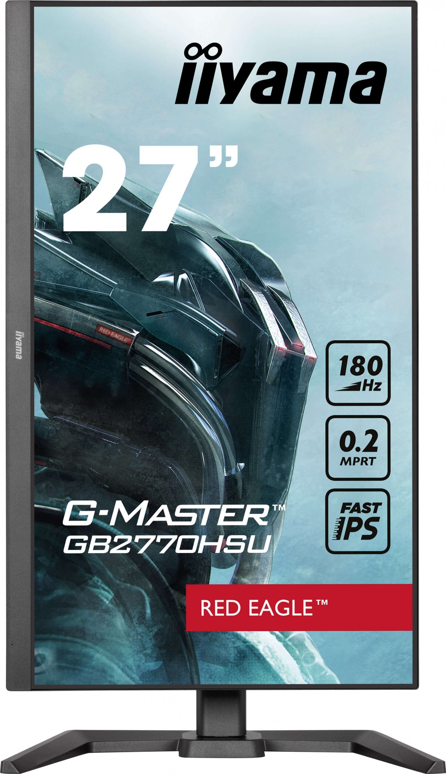 Монитор за гејминг Иијама G-MASTER GB2770HSU-B6, 27", Full HD, 180Hz, црн