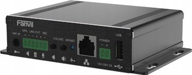 Gateway audio Fanvil PA3, 10 100 Mbit/s, kompakt, i zi