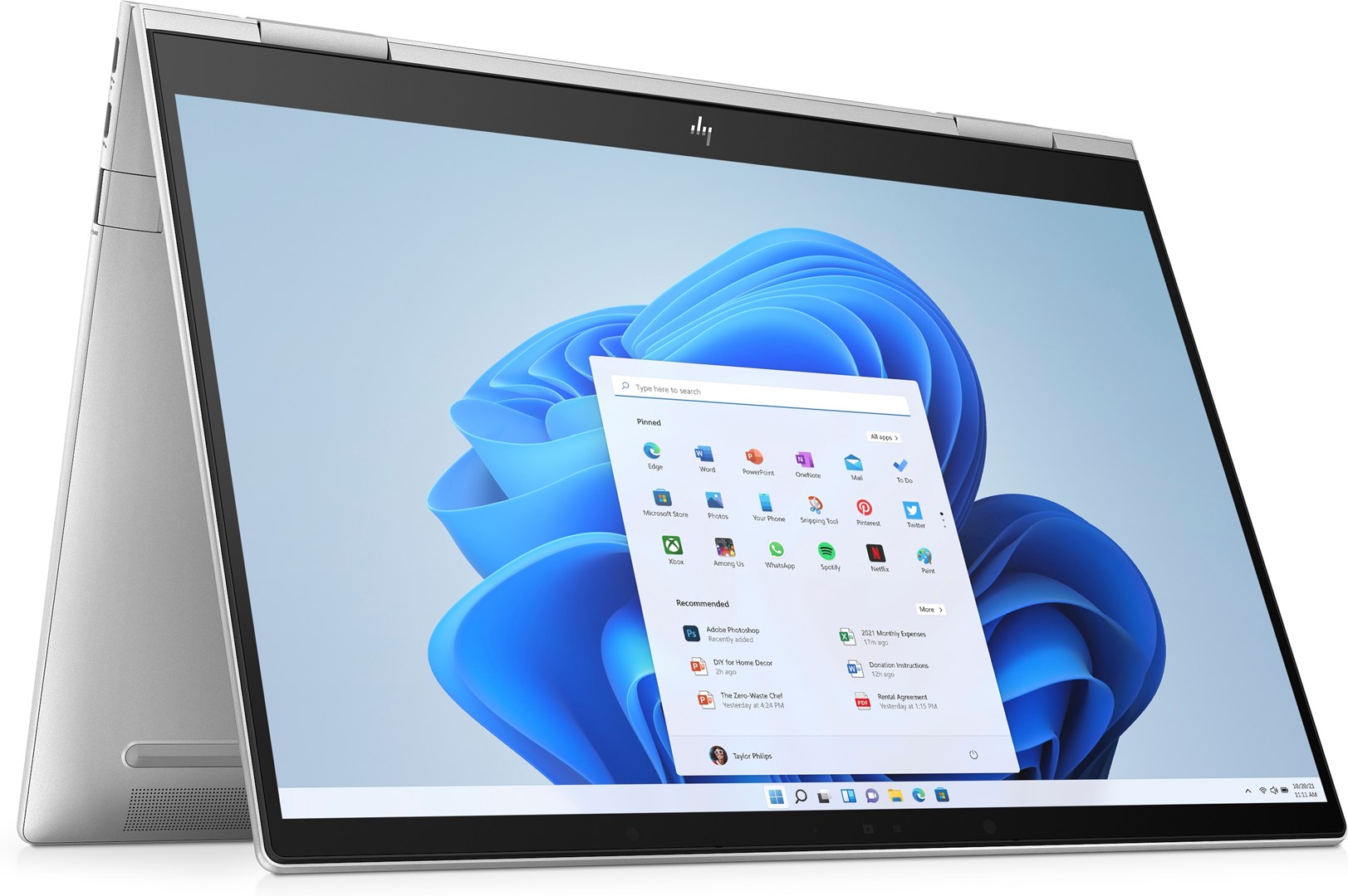 Laptop HP Envy x360, 13.3", Intel Core i5 1230U, 16GB RAM, 512GB SSD, i argjendtë