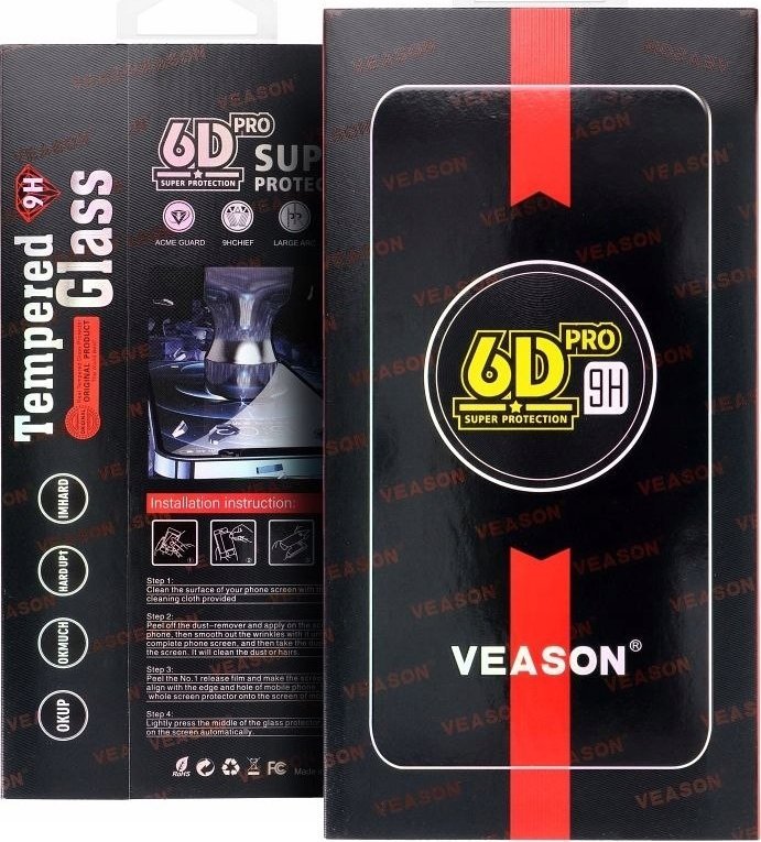 Mbrojtës ekrani Veason 6D Pro Tempered Glass për Motorola G22 E22s E32 E32s, 0.2mm, transparencë e lartë