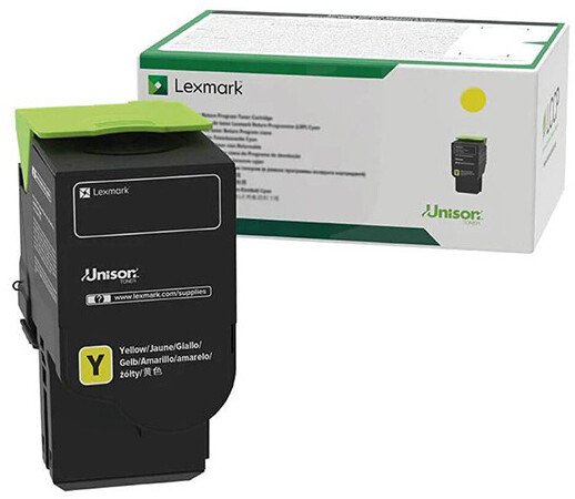 Toneri Lexmark 75M2XY0, Yellow, 11.7K faqe