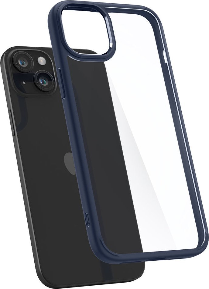 Mbulesë telefoni Spigen Ultra Hybrid, për iPhone 15 Plus, navy blue