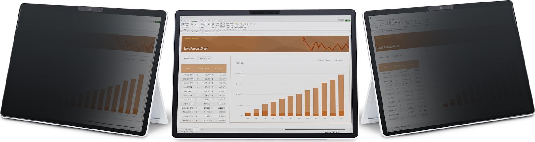 Екран за приватност StarTech.com 4 Way, за Surface Pro 8 9 X 13\", допир, мат