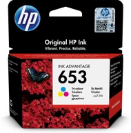 Ngjyrë për printer HP 653, 5 ml, e kaltër / vjollcë /  e verdhë Ngjyrë për printer HP 653, 5 ml, e kaltër / vjollcë /  e verdhë