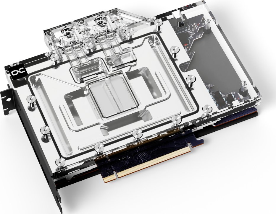 Bllok uji Alphacool Eisblock Aurora Acrylic GPX N, për RTX 4090 Founders Edition, me backplate alumini, i zi