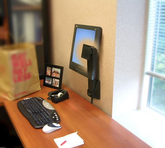 Mbajtëse muri për monitor Ergotron Neo-Flex LCD, 2.7-7.2kg, e zezë