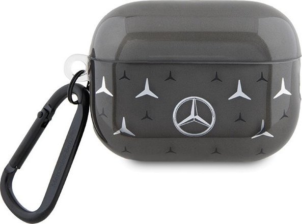 Mbulesë Mercedes-Benz MEAP28DPMGS për AirPods Pro 2, TPU, motiv Large Star, e zezë