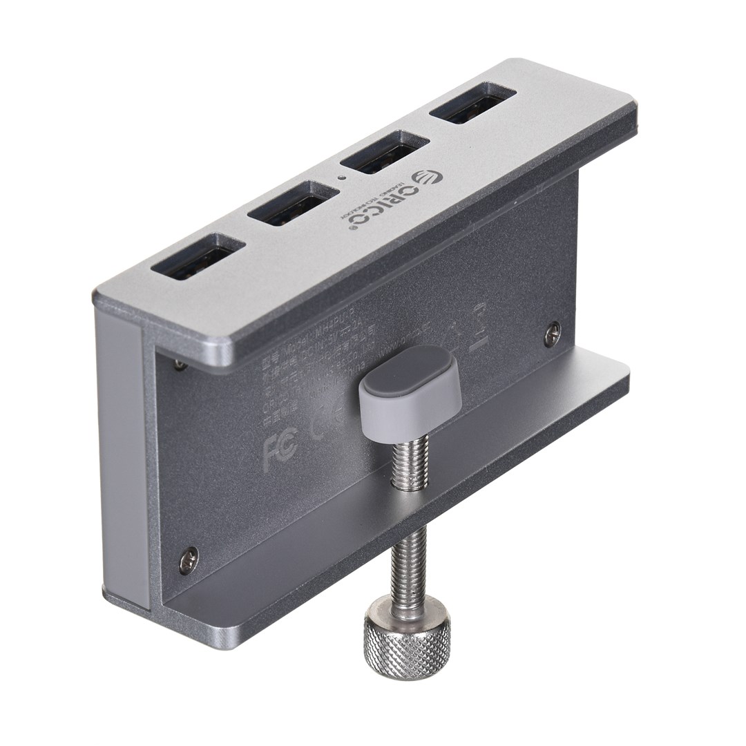 USB Hub Orico MH4PU-P-SV, 4x USB 3.0, i argjendtë