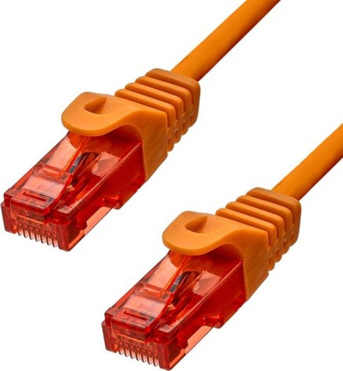 Kабел за мрежа ProXtend UTP CAT6, 0.75m, LSZH, портокалов