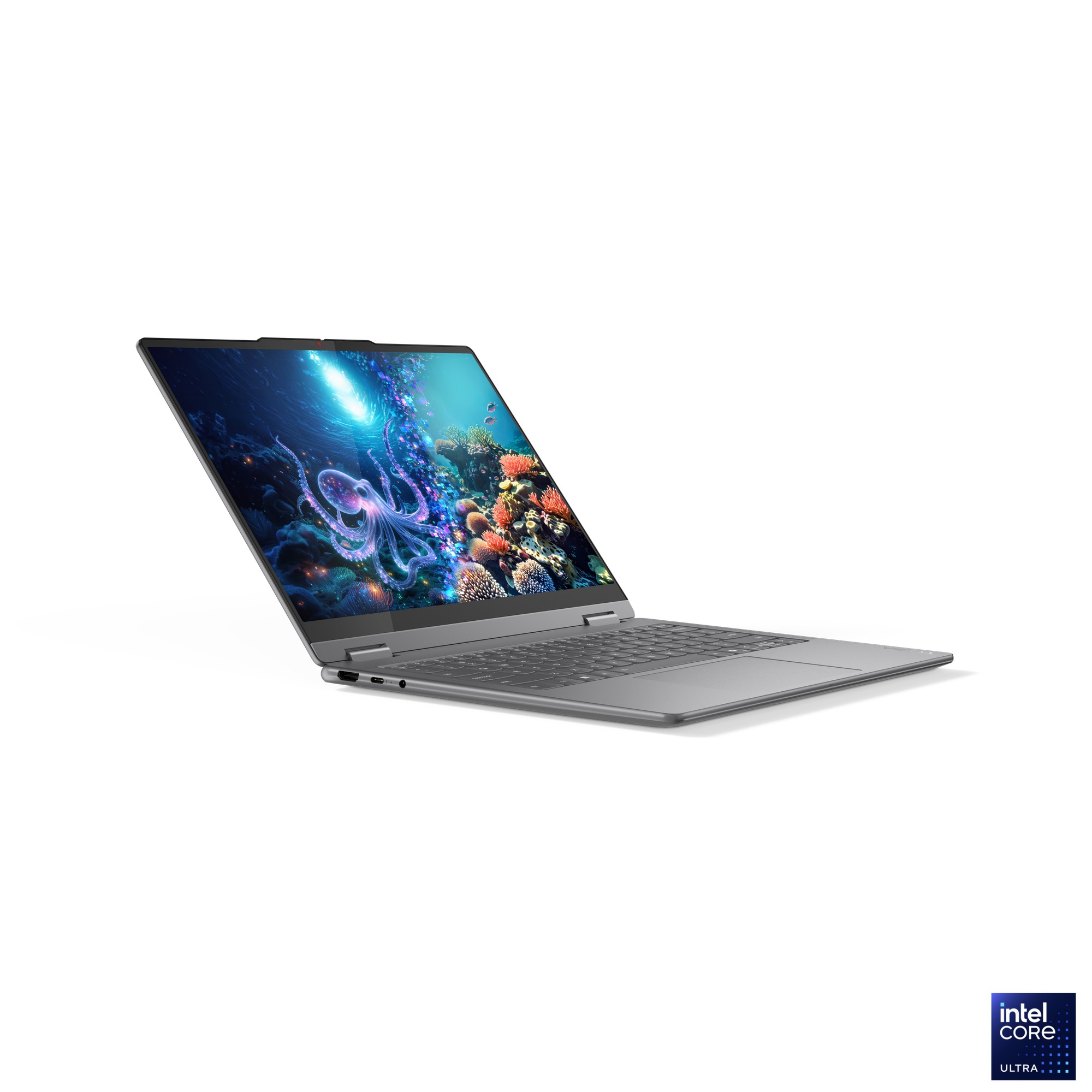 Laptop 2 në 1 Lenovo Yoga 7i 14ILL10, 14", Intel Core Ultra 7 258V, 32GB RAM, 1TB SSD, Intel Arc Graphics 140V, i hirtë