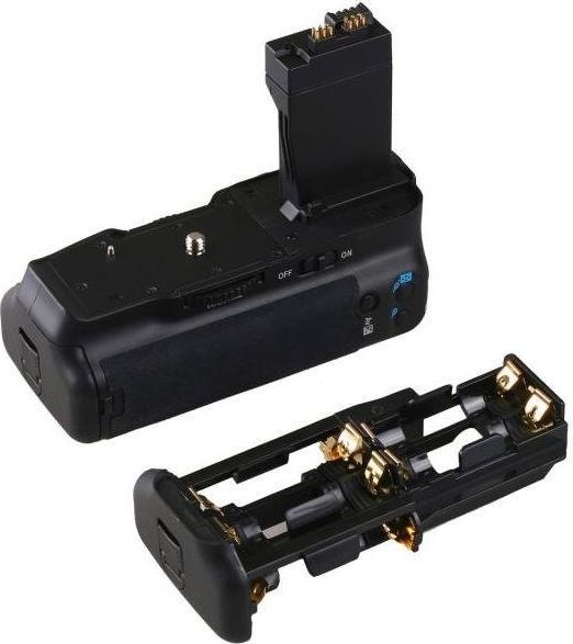 Dorezë baterie Newell BG-E8 për Canon 550D, kapacitet i zgjeruar, ergonomi e përmirësuar, e zezë