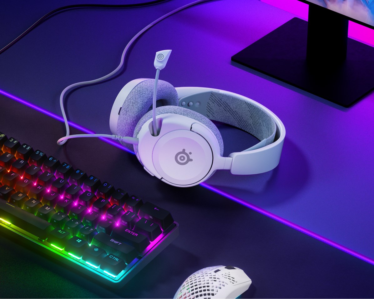 Kufje SteelSeries Arctis Nova 1, të bardha