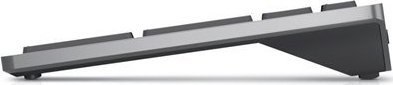Tastierë wireless Dell KB740, 2.4 GHz dhe Bluetooth 5.0, layout RU, gri titan