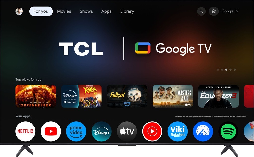 Televizor TCL QLED Mini LED 65Q6CX1, 65", 4K Ultra HD, Smart Google TV