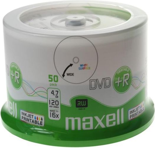 Disk Maxell, DVD+R, 4.7 GB, 50 pjesë