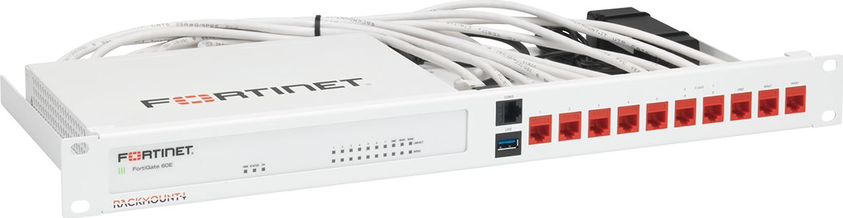 Комплет за монтирање рек Fortinet RM-FR-T10, за FortiGate 60E 60F, 19", 1U