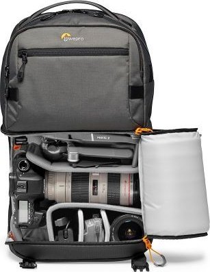 Çantë shpine fotografike Lowepro Fastpack Pro BP250 AW III, për kamera DSLR, gri