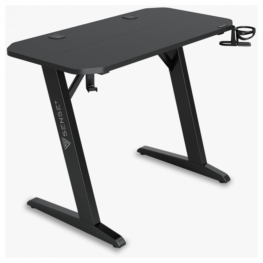 Tavolinë SENSE7 Nomad Basic, 120cm x 60cm, e zezë