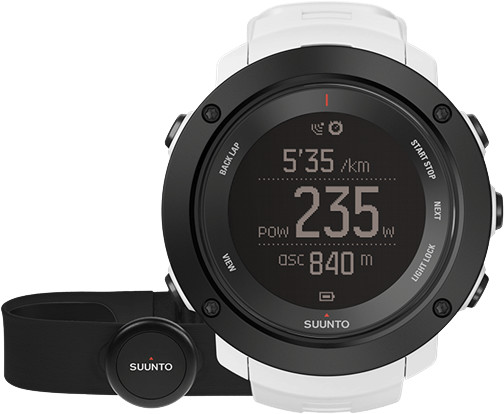 Matës aktiviteti Suunto AMBIT3 VERTICAL HR, i bardhë 